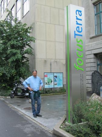 Ole Jorgen Hammeken in front of 'focusTerra'