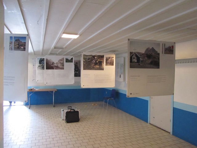 The exhibition in the Community House